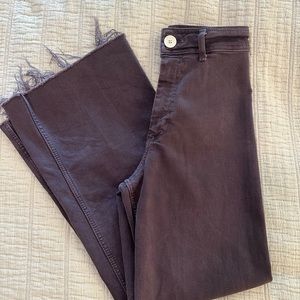 Zara Marine Straight Purple Jeans
